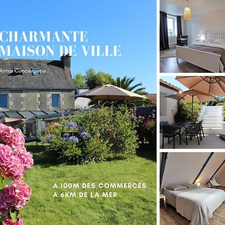 Charmante Maison De Ville A 6 Km De La Mer Lanmeur Exteriör bild